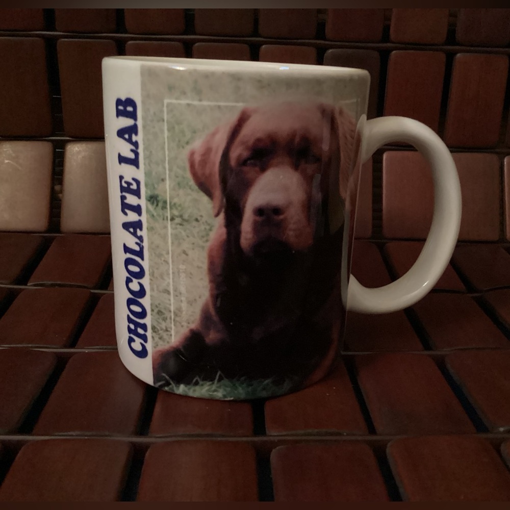 NWT Chocolate Lab mug